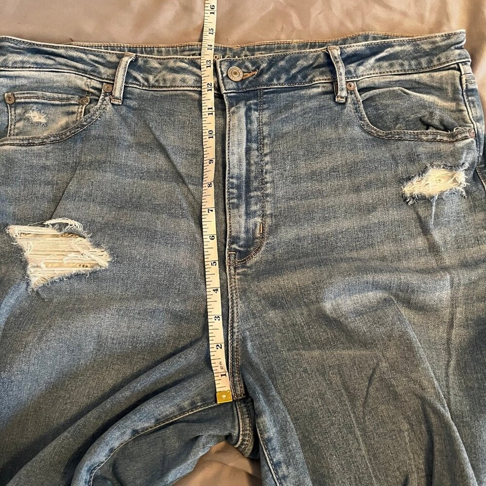 Size 20 American Eagle - Next Level Stretch - Super High Rise Flare Jeans - Picture 8 of 9